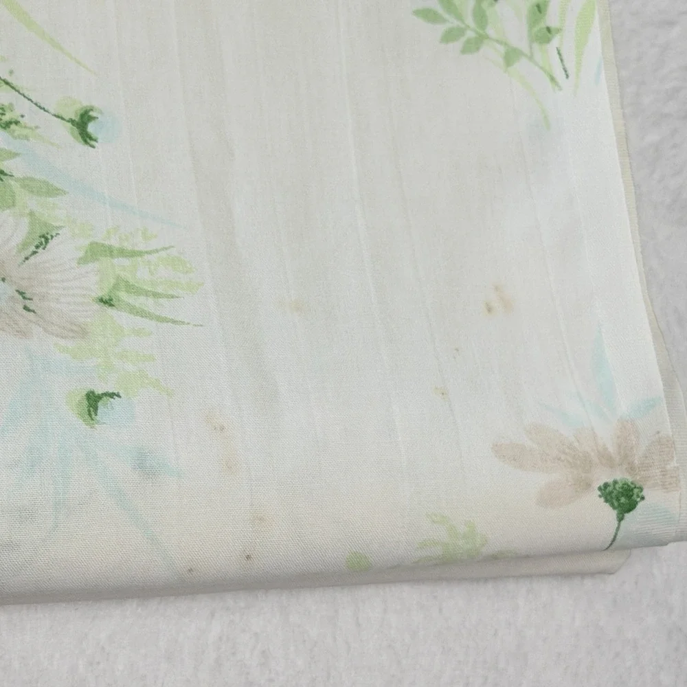 VTG Springmaid Double Flat Sheet Daisy Floral 81x104 Pastel Cottagecore USA Made
